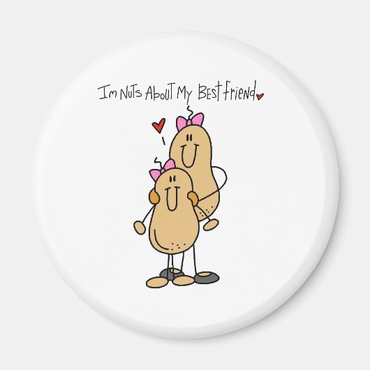 フレンドにつ最高のいての要点 マグネット (正面)