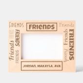 フレンドのフレンドシップ名前をカスタムする レーザー彫刻フレーム (正面)