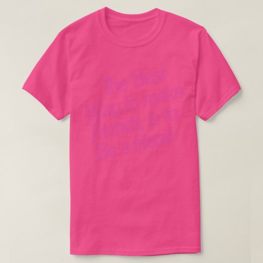 フレンドの作成 Tシャツ (デザイン正面)