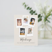 フレンドの写真は私のメイド・オブ・オーナー（花嫁付き添い人）カード 招待状 (スタンド正面)