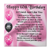 フレンドの詩 – 60誕生日