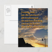 フレンドは…ポストカルテフレウンシュフツグリュス ポストカード (正面/裏面)