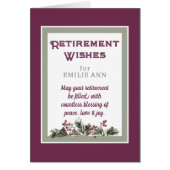 フレンドカスタムカードの退職願い (正面)