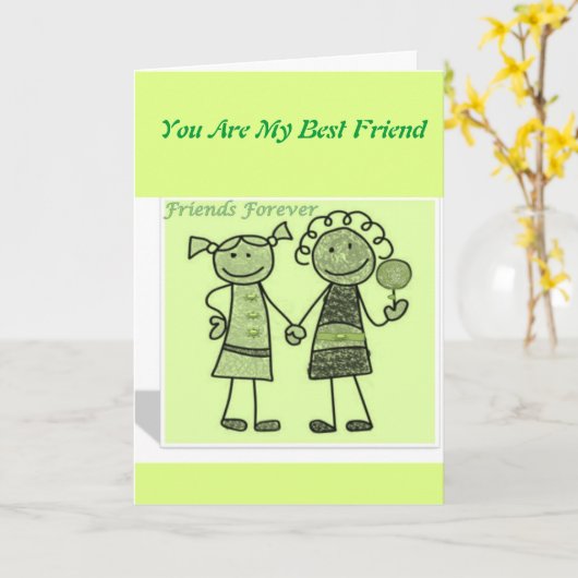 フレンドカード カード (黄色い花)