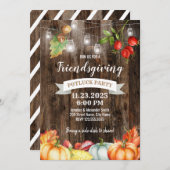 フレンドギビングのパーティー 招待状 (正面/裏面)