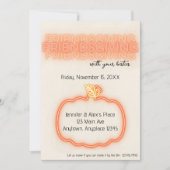 フレンドギビングの招待状 招待状 (正面)