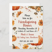 フレンドギビングへの招待 招待状 (正面/裏面)