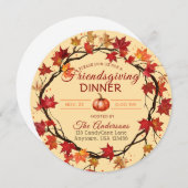 フレンドギビングペーパー 招待状 (正面/裏面)