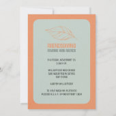 フレンドギビング・サンクスギビング・ディナー・フィースト 招待状 (裏面)