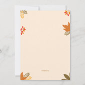 フレンドギビング・フィースト 招待状 (裏面)