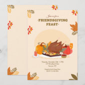 フレンドギビング・フィースト 招待状 (正面/裏面)
