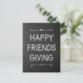 フレンドギビング | 招待状 | ポストカード | 黒板 (スタンド正面)