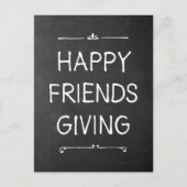 フレンドギビング | 招待状 | ポストカード | 黒板 (正面)