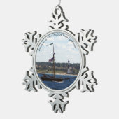 フレンドグッドウィル&ビッグセーブルライトオーナメント スノーフレークピューターオーナメント (右)