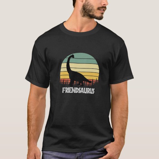 フレンドサウルスの友人サウルスの恐竜 Tシャツ (正面)