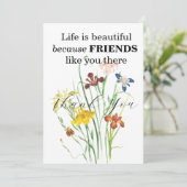 フレンドサンキューカード 招待状 (スタンド正面)