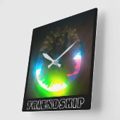 フレンドシップウォールクロック スクエア壁時計 (傾斜)
