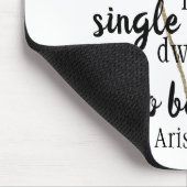 フレンドシップエレガント引用文金ゴールド水カラーフローラ マウスパッド (コーナー)