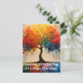 フレンドシップカードに関する美しい言葉と意味のある言葉 シーズンカード (スタンド正面)