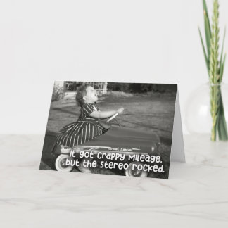 フレンドシップカード – ヴィンテージペダル車 – ロードトリップ カード