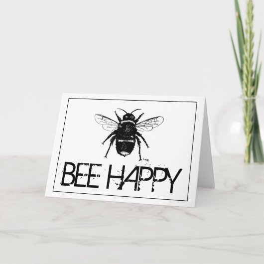 フレンドシップカード(昆虫)マルハナバチグリーティングカードボーイガール カード (正面)