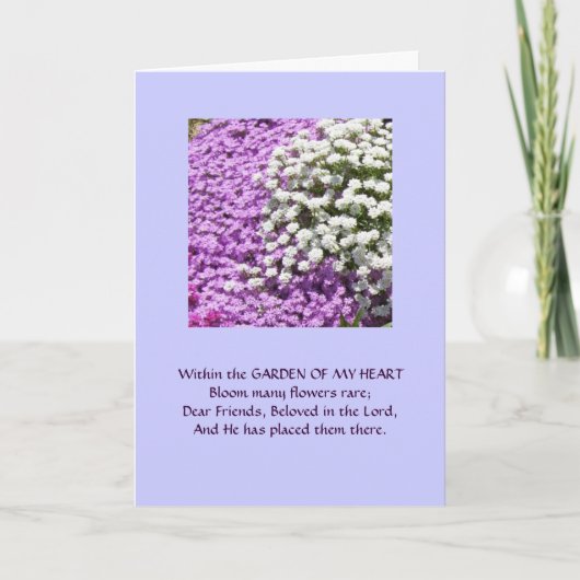 フレンドシップガーデンオブマイマイハートカード サンキューカード (正面)