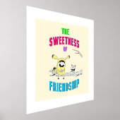 フレンドシップキャットの甘さJuly Doodle 30友人 箔ポスター (レイダウン)