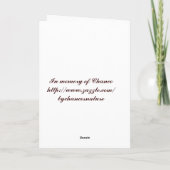 フレンドシップグリーティングカード カード (裏面)