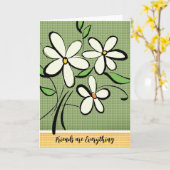 フレンドシップグリーティングカード カード (黄色い花)