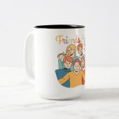 フレンドシップスカッドグラフィック ツートーンマグカップ (正面左)