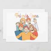 フレンドシップスカッドグラフィック 招待状 (正面/裏面)