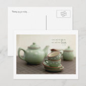 フレンドシップテーマ、ティーラバー ポストカード (正面/裏面)