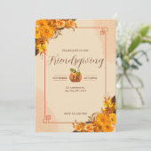 フレンドシップディナーパーティの招待状 招待状 (スタンド正面)