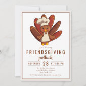 フレンドシップディナーポルトラックターキーシェフ 招待状 (正面)