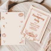 フレンドシップディナー秋感謝祭パーティー 招待状