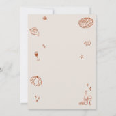 フレンドシップディナー秋感謝祭パーティー 招待状 (裏面)