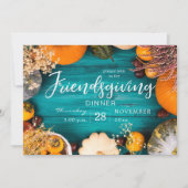 フレンドシップディナー饗宴ブルーパンプキン 招待状 (正面)