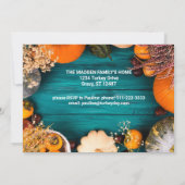 フレンドシップディナー饗宴ブルーパンプキン 招待状 (裏面)