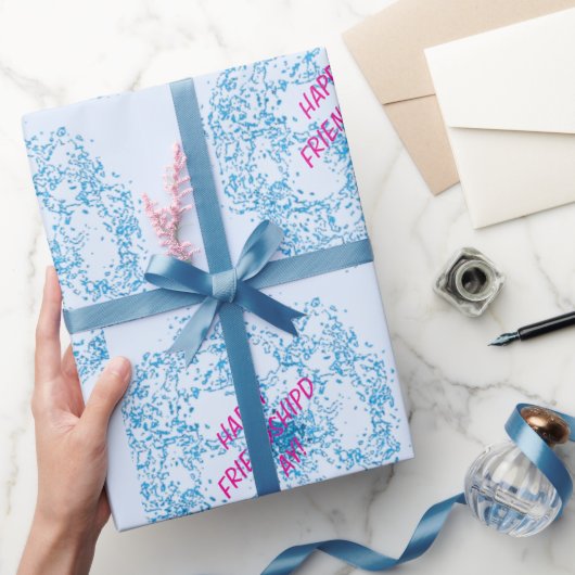 フレンドシップデイラッピング紙 ラッピングペーパー (ギフト)