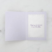 フレンドシップバタフライオンパープル薄紫ブロッサム カード (内部)