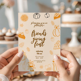 フレンドシップフィースト秋の秋ディナー 招待状