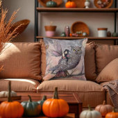 フレンドシップフクロウとフェアリー装飾用クッション クッション