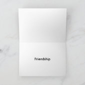 フレンドシップフロッグカード カード (内部)