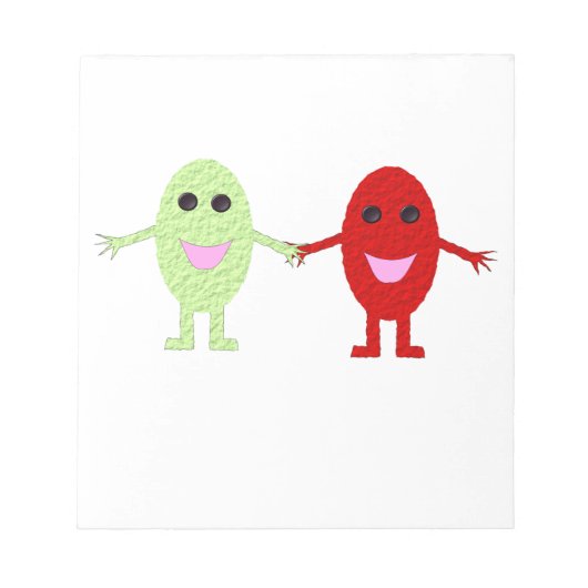 フレンドシップブドウのメモ帳 ノートパッド (正面)