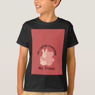 フレンドシップブラックTシャツ Tシャツ