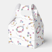 フレンドシップブレスレットガールジュエリーバースデーパーティー フェイバーボックス (裏面サイド)