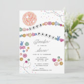 フレンドシップブレスレットガールジュエリーバースデーパーティー 招待状 (スタンド正面)