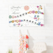 フレンドシップブレスレットガールジュエリーバースデーパーティー 横断幕 (インサイチュ)