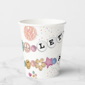 フレンドシップブレスレットガールジュエリーバースデーパーティー 紙コップ (正面)