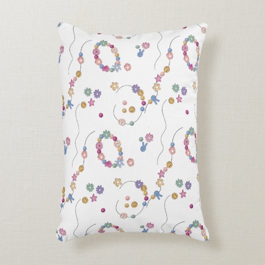 フレンドシップブレスレットガールジュエリーパターン アクセントクッション (正面(垂直))